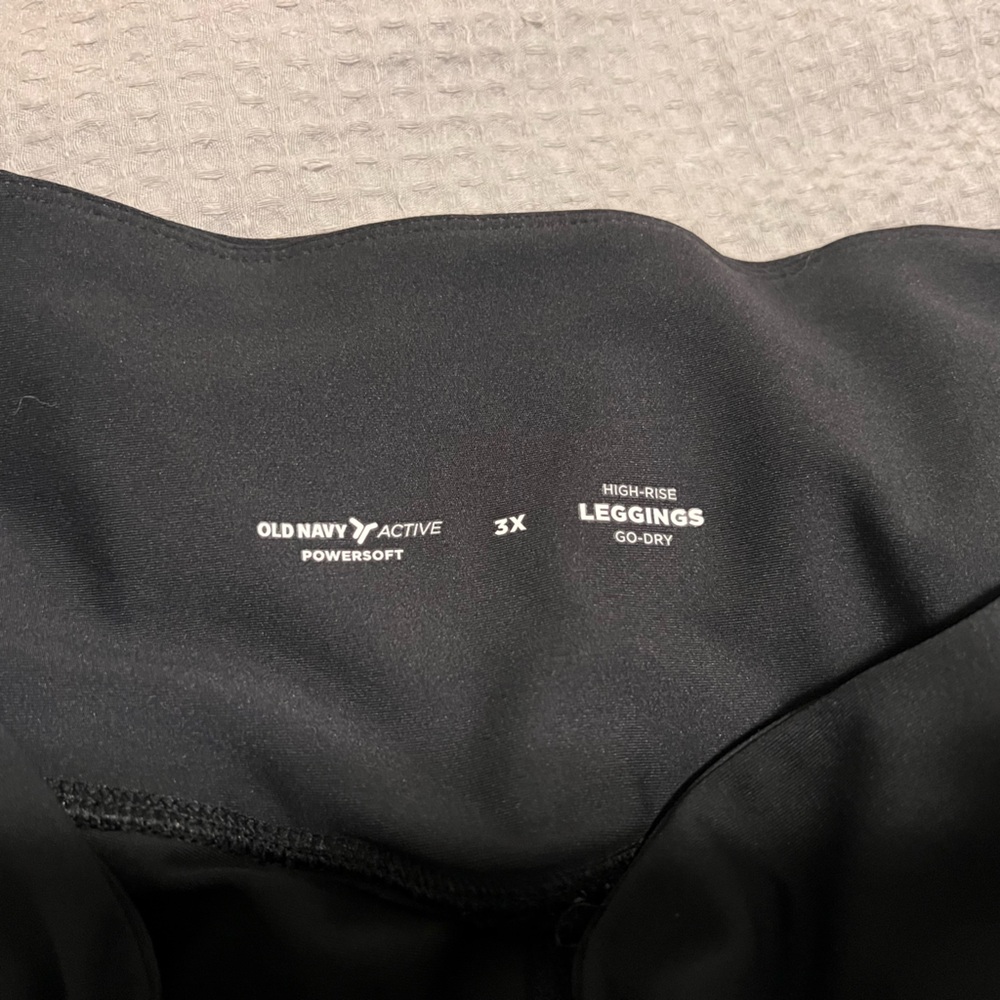 Old Navy Active Black Leggings 3X